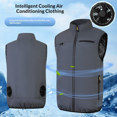 Summer Fan Vest New Style USB Charging