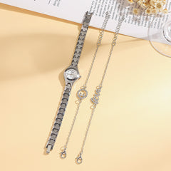 Fashionable Steel-band Bracelet Womens Watch For Ladies