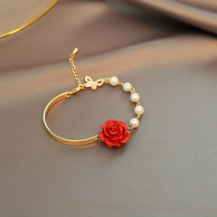 Bead tassel bracelet ear jewelry
