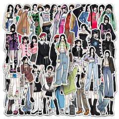50 Hand-painted Fashion Wear Graffiti Personalized Cartoon Goka DIY Water Cup Luggage Stickers