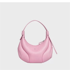 Womens Baseball Underarm Bag Crescent-Shaped Crossbody Bag