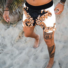 Men's Printed Casual Quick Dry Beach Pants