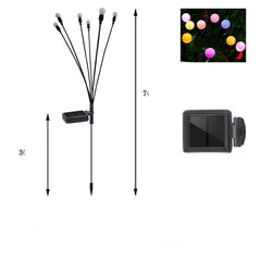 Simulation Firefly Solar Light Outdoor Garden Decoration Lawn Landscape Lamp Xmas Decor Solar LED Lights Outdoor Garden Lights