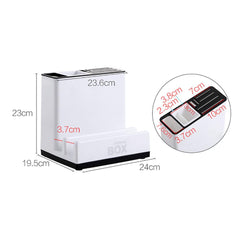 Rangement pour vaisselle, couteaux de cuisine, étagères de rangement en plastique pour placard de cuisine, accessoires de cuisine