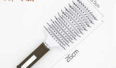 Hairbrush Anti Klit Brushy Haarborstel Women Detangler Hair Brush Bristle Nylon Scalp Massage Teaser Hair Brush Comb