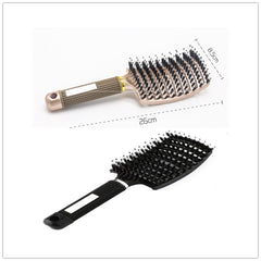 Hairbrush Anti Klit Brushy Haarborstel Women Detangler Hair Brush Bristle Nylon Scalp Massage Teaser Hair Brush Comb