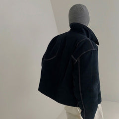 Men's Fashion Solid Color Retro Fashion Warm Woolen Hat