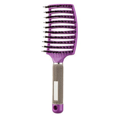 Hairbrush Anti Klit Brushy Haarborstel Women Detangler Hair Brush Bristle Nylon Scalp Massage Teaser Hair Brush Comb