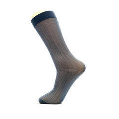 Summer Average Size Solid Color Thin Snagging Resistant Men's Polyester Socks