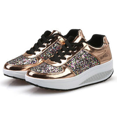 Paillettenbesetzte Damen-Sneaker