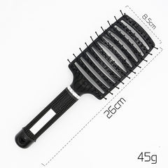 Hairbrush Anti Klit Brushy Haarborstel Women Detangler Hair Brush Bristle Nylon Scalp Massage Teaser Hair Brush Comb