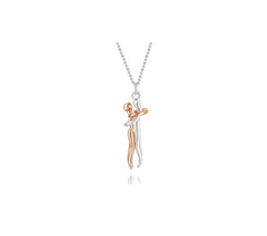 Love Hug Necklace Unisex Men Women Couple Jewelry Simple Temperament Clavicle Chain Valentines Day Lover Gift