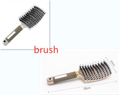 Hairbrush Anti Klit Brushy Haarborstel Women Detangler Hair Brush Bristle Nylon Scalp Massage Teaser Hair Brush Comb