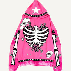 Fashion Casual Printed Polyester Sweater