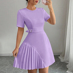 Fashionable And Elegant Short-Sleeve Dress For Women