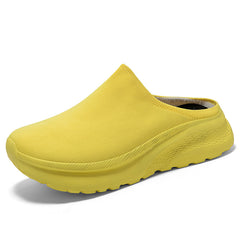 Large Double-layer Flyknit Breathable Casual Shoes With Thickened Non-slip Sole