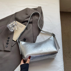 Solid-color Minimalist Elegant Underarm Single-shoulder Crossbody Bag
