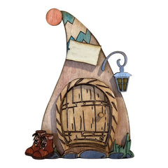 Easter Bunny Fairy Door Craft Decoration