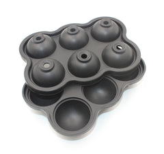 Large Ice Cube Maker Silicone Mold 6 Cell Big Sphere Ice Ball Tray Whiskey Wine Cocktail Party Bar Accessories Kitchen Gadgets