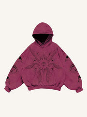 Fashion Casual Printed Polyester Sweater