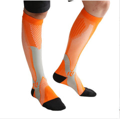 Chaussettes de compression pour hommes et femmes, coupe athlétique graduée idéale pour la course à pied, les voyages en avion, les chaussettes de récupération et de circulation d'endurance