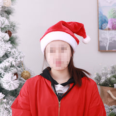 Short Plush Santa Claus Hat Fashion