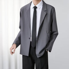Men's Slim-Fit Fashionable Casual Suit Jacket