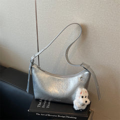 Solid-color Minimalist Elegant Underarm Single-shoulder Crossbody Bag
