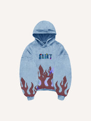 Fashion Casual Printed Polyester Sweater