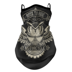 Motorcycle Riding Sun-protection Face Mask Ear-loop Headscarf