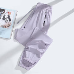 Quick-Drying Lightweight Loose-Fitting Anti-Mosquito Cool-Feel Casual Trousers