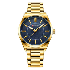 Mens Simple Business Waterproof Bar-Clasp Watch