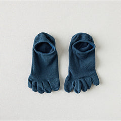 Men's Cotton Deodorant And Sweat-absorbing Breathable Five Toe Socks