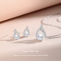 S925 Sterling Silver Elegant All-Match Freshwater Natural Pearl Necklace Popular Among Influencers
