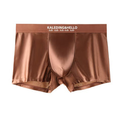 Satin Ice Silk Mens Underwear, Cool And Comfortable Boxer Briefs