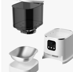 Pet Automatic Feeder Large Capacity Smart Voice Recorder APP Control Timer Feeding Cat Dog Food Dispenser With WiFi Pet Bo