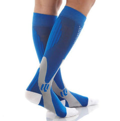 Chaussettes de compression pour hommes et femmes, coupe athlétique graduée idéale pour la course à pied, les voyages en avion, les chaussettes de récupération et de circulation d'endurance
