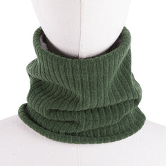 Hooded Knitted Scarf For Men And Women To Keep Warm And All-match Woolen Scarf
