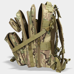 Tactical Camouflage Polyester Reinforced Backpack