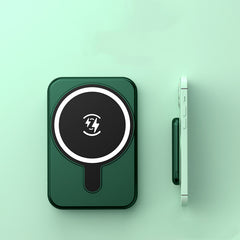 Mini-Powerbank mit Schnellladefunktion, magnetisch, kabellos, 5000 mAh, tragbar