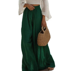 Women's Loose-fitting Solid-color Thin Casual Pants