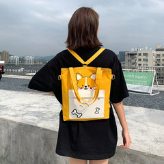 Womens Oxford Cloth Tote Bag Multi-Functional For Students