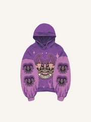 Fashion Casual Printed Polyester Sweater