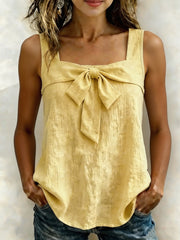Women's Casual Square-Neck Sleeveless Tank Top