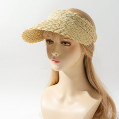 Summer And Spring Women's Wide-brimmed Sun-protective Casual Straw Hat Suitable For Outdoor Travel, Mountain Climbing And Daily Commuting