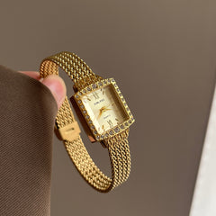 Chanel-style Vintage High-end Mother-of-pearl Watch For Women