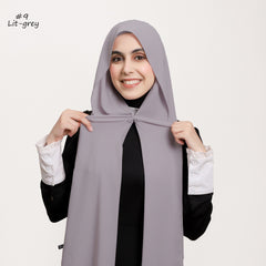 Solid-color High-quality Silky-soft Thick Chiffon With Built-in Magnets