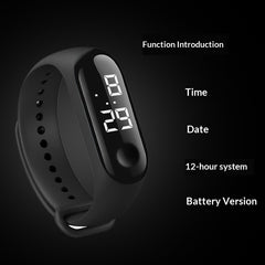 Pedometer Vibration Alarm Waterproof Smartwatch