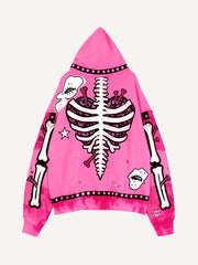 Fashion Casual Printed Polyester Sweater