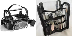 PCV Transparent Waterproof Portable Easy-to-Clean Cosmetic Bag